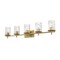 Z-Lite Grayson Vanity, 5-Light, 40 In.W x 5.75 In.L x 8.5 In.H, Modern Gold/Clear + Etched Opal 1949-5V-MGLD - alternate 7